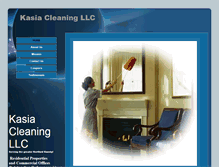 Tablet Screenshot of kasiacleaning.com